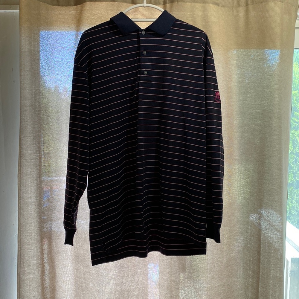 Mens Footjoy L/S Dri-Fit Polo size L